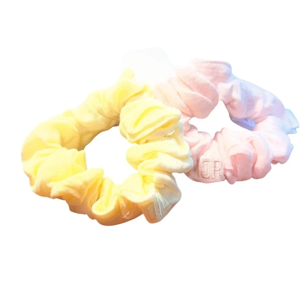 Dior Hair Scrunchies Yellow‎ & Pink Beauty GWP Cotton in Box